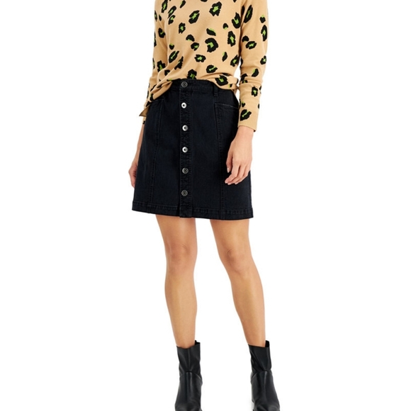 Style&co Dresses & Skirts - Style&co button- fly Denim skirt created for macy's